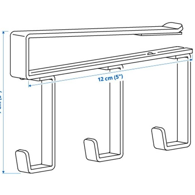 آویز چند منظوره گیره ای ایکیا مدل IKEA PÅLYCKE