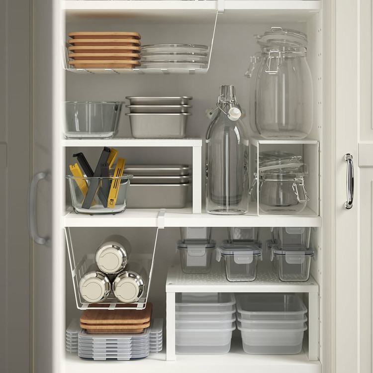 ظرف غذای IKEA 365+، مستطیلی/استیل ضد زنگ، ۱.۰ لیتر